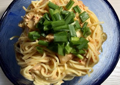 キムチツナパスタ